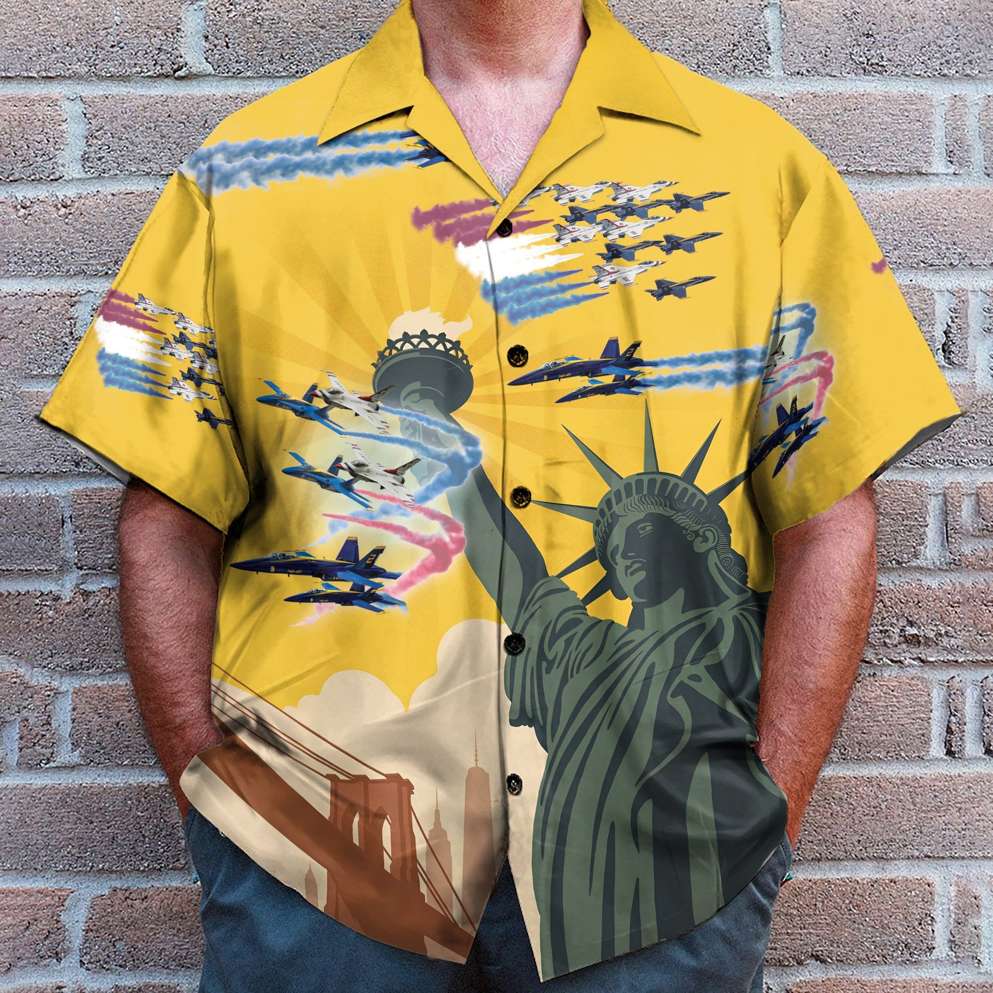 US Blue Angels & Thunderbirds 4th July Idependence Day - Hawaiian Shirt