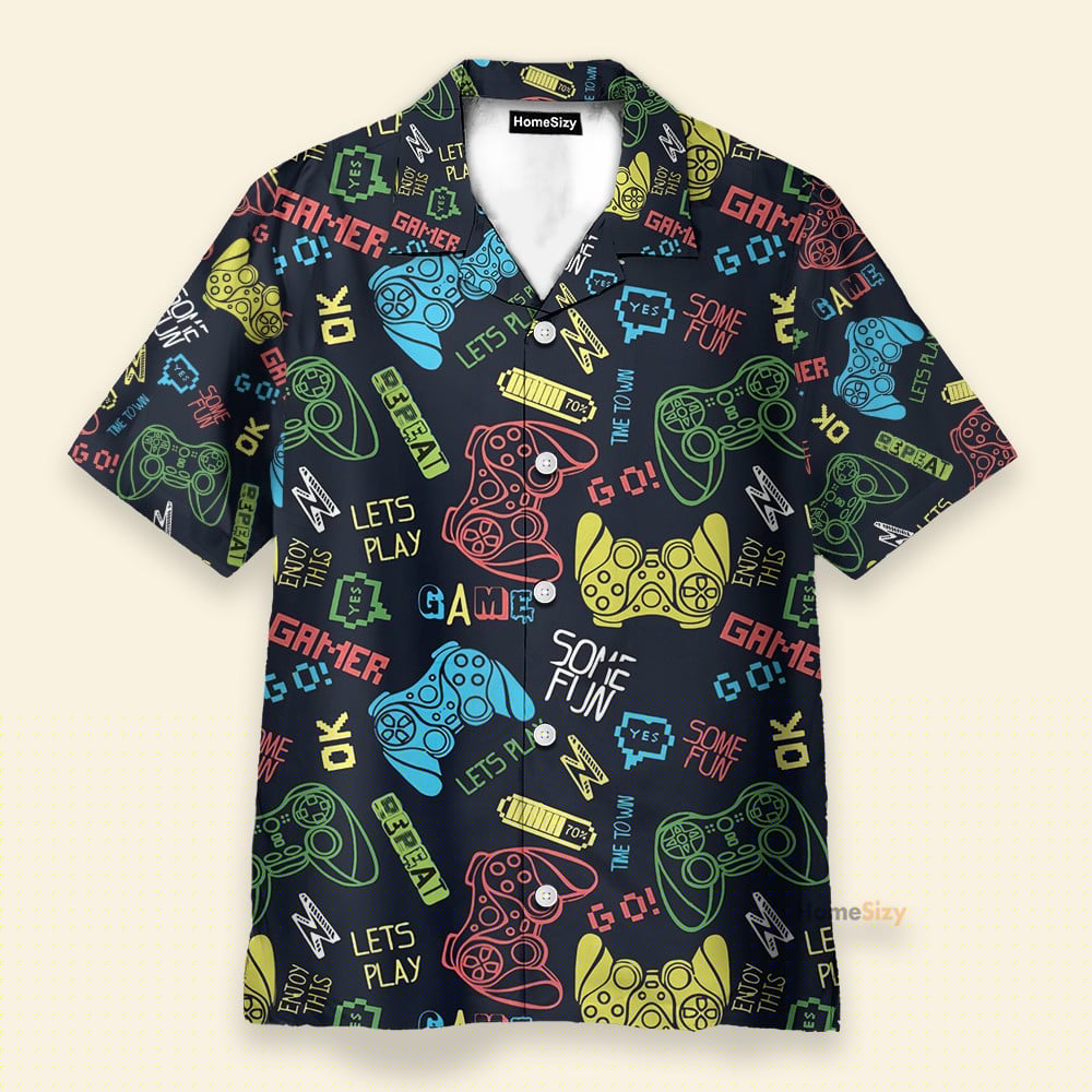 Amazing Gamer Funny Button's Up Shirts - Hawaiian Shirt