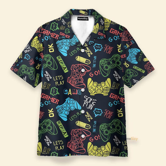 Amazing Gamer Funny Button's Up Shirts - Hawaiian Shirt