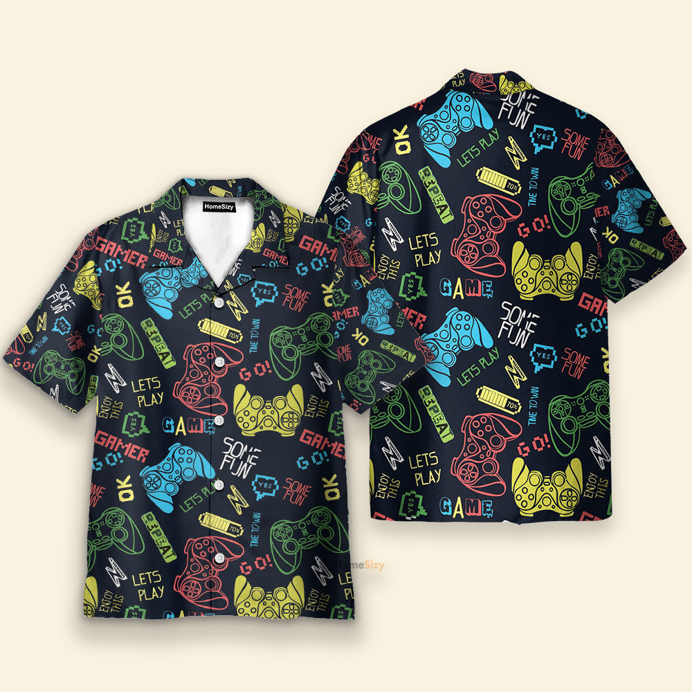 Amazing Gamer Funny Button's Up Shirts - Hawaiian Shirt