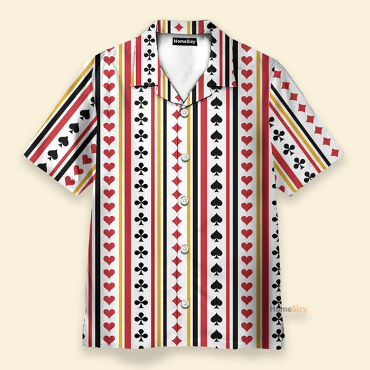 3D Playing Card Hawaiian Shirt & Beach Shorts