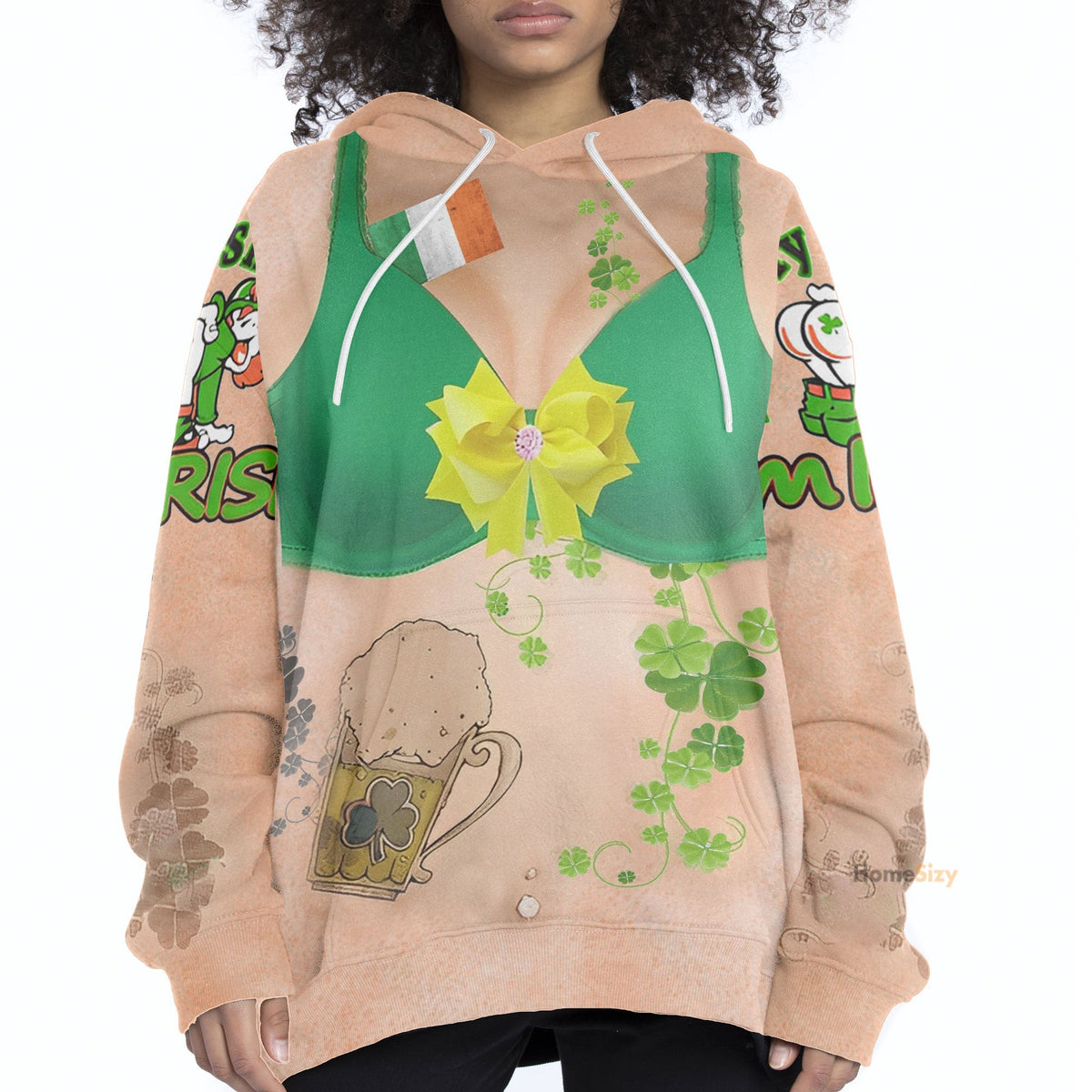 St. Patrick's Day Women Funny Ugly Custom Cosplay Costume T-Shirts Hoodie