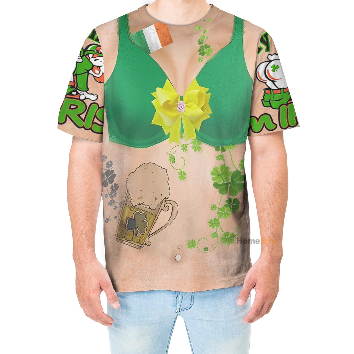 St. Patrick's Day Women Funny Ugly Custom Cosplay Costume T-Shirts Hoodie
