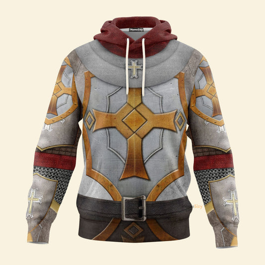 Knight Templar Custom Cosplay Costume T-shirt - Hoodies