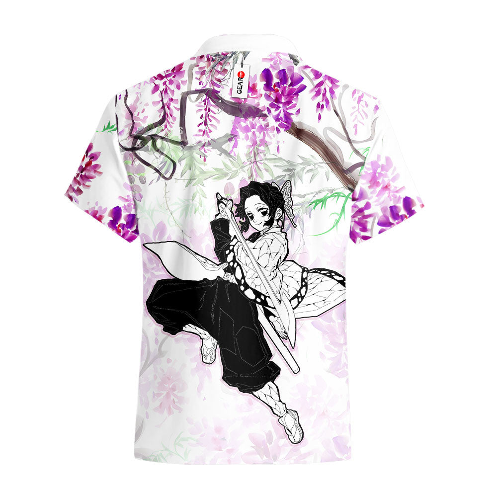 Shinobu Kocho Hawaiian Shirt - Wisteria Style