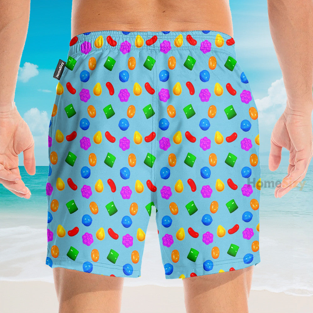 Funny Games Candy Crush Saga - Hawaiian Shirt & Beach Shorts