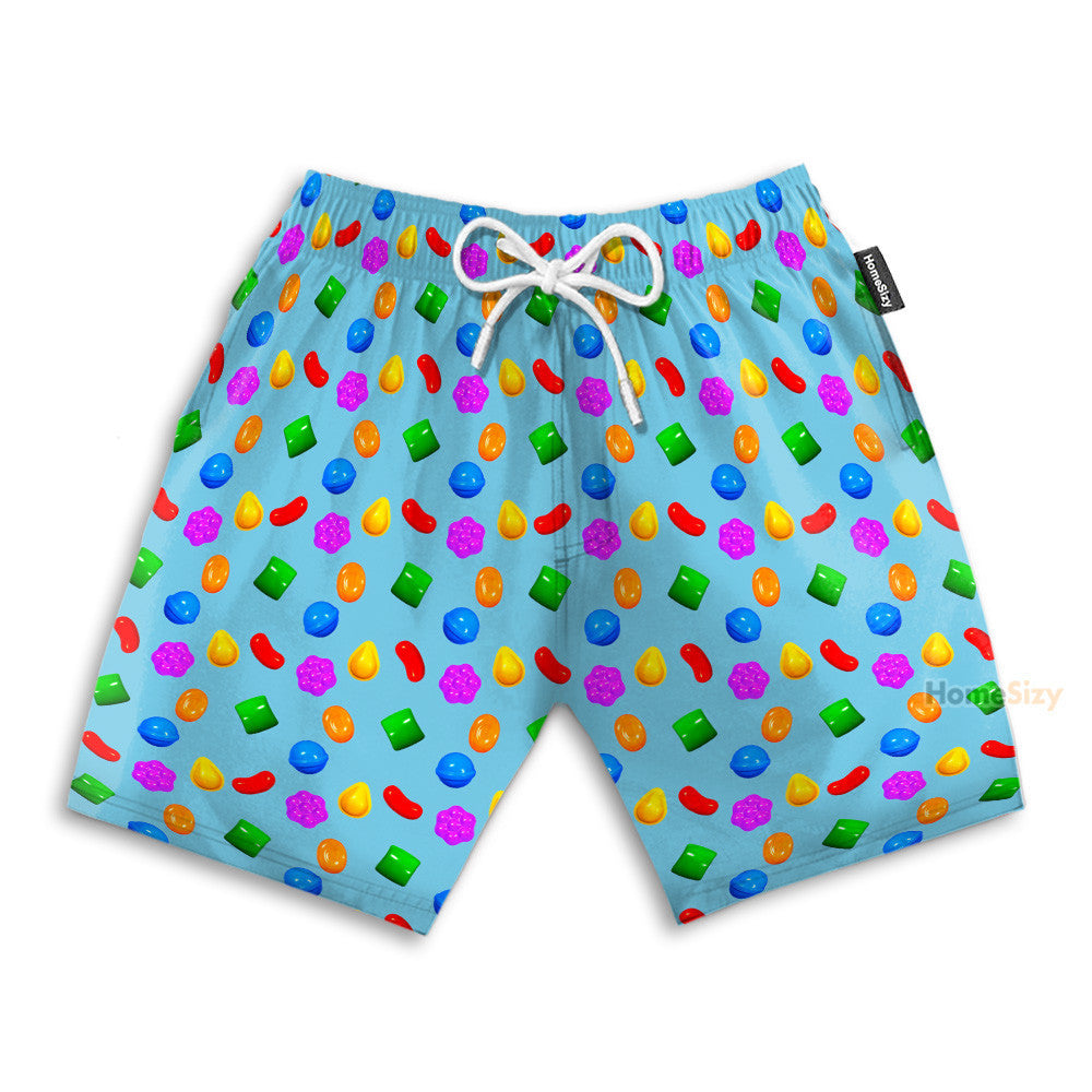 Funny Games Candy Crush Saga - Hawaiian Shirt & Beach Shorts