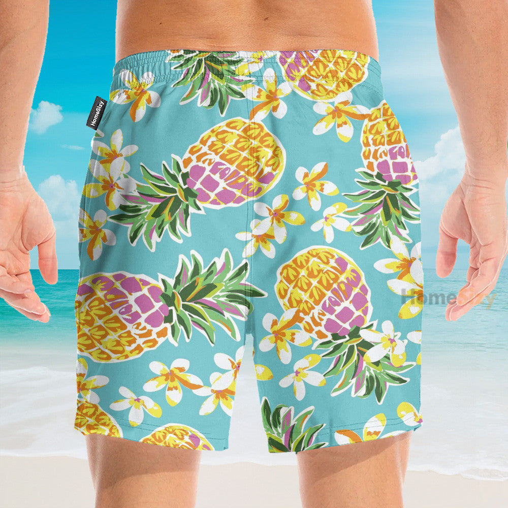 Amazing Pineapple Funny Button's Up Shirts - Hawaiian Shirt & Beach Shorts