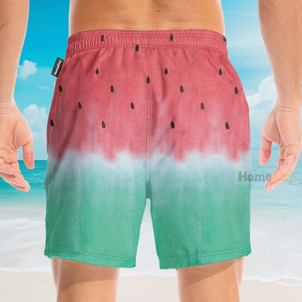 Watermelon Funny Button's Up Shirts - Hawaiian Shirt & Beach Shorts