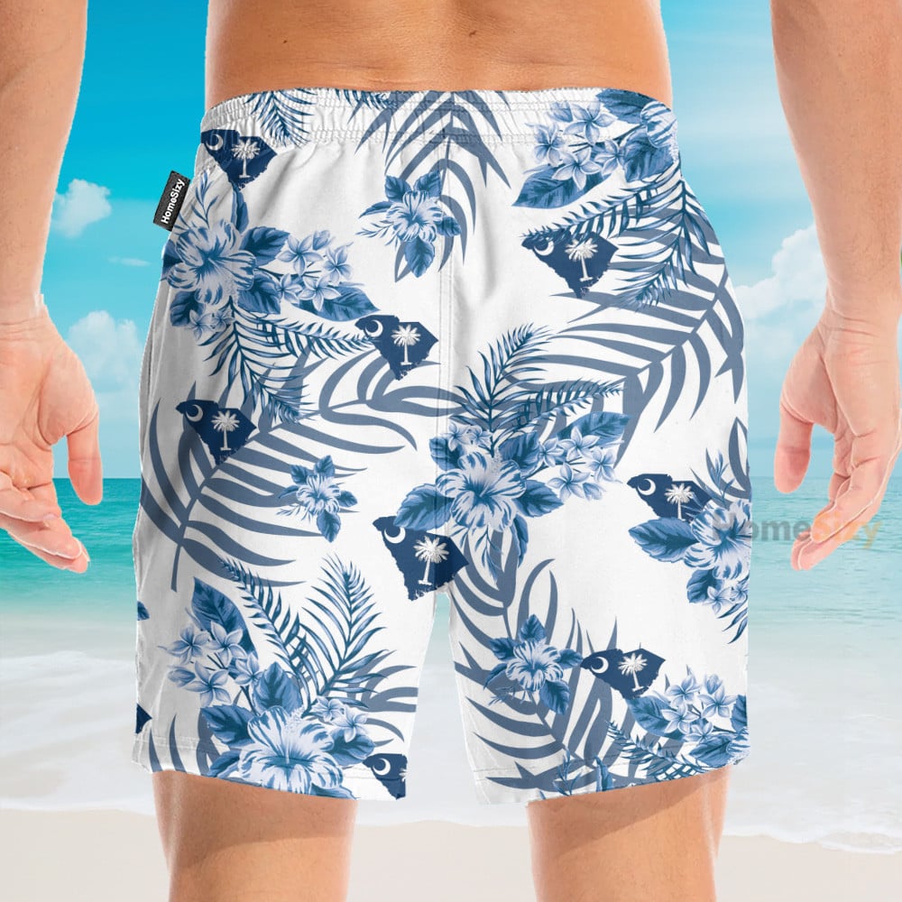 South Carolina Men's Button's Up Shirts - Hawaiian Shirt & Beach Shorts