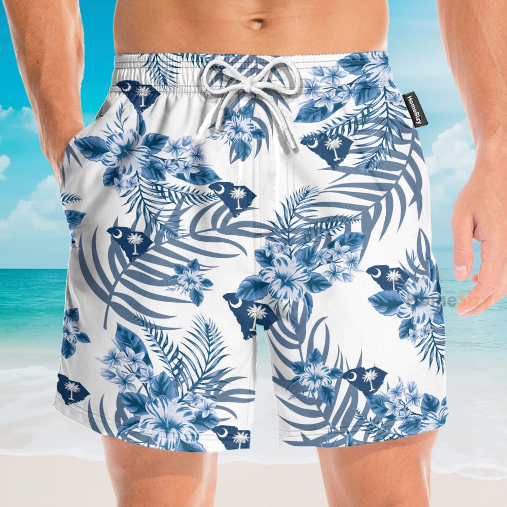 South Carolina Men's Button's Up Shirts - Hawaiian Shirt & Beach Shorts