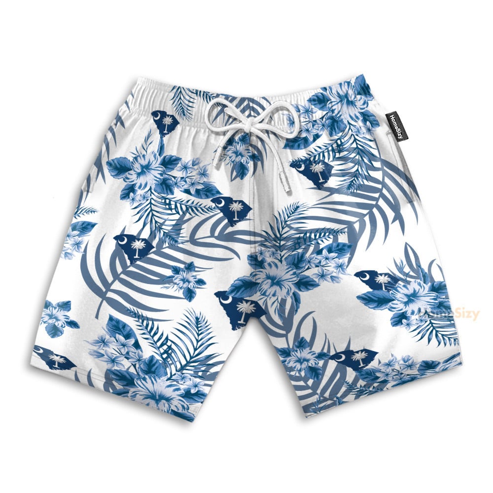 South Carolina Men's Button's Up Shirts - Hawaiian Shirt & Beach Shorts