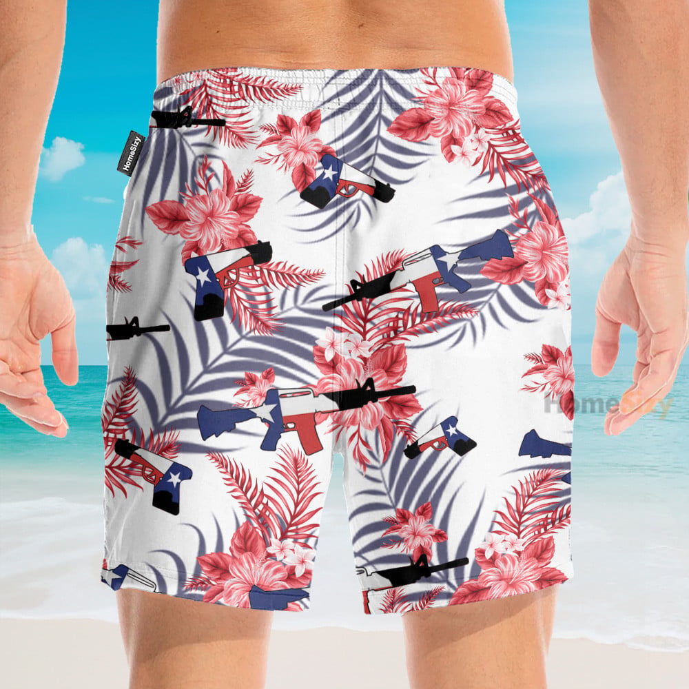 Texas Flag Come And Take It - Hawaiian Shirt & Beach Shorts