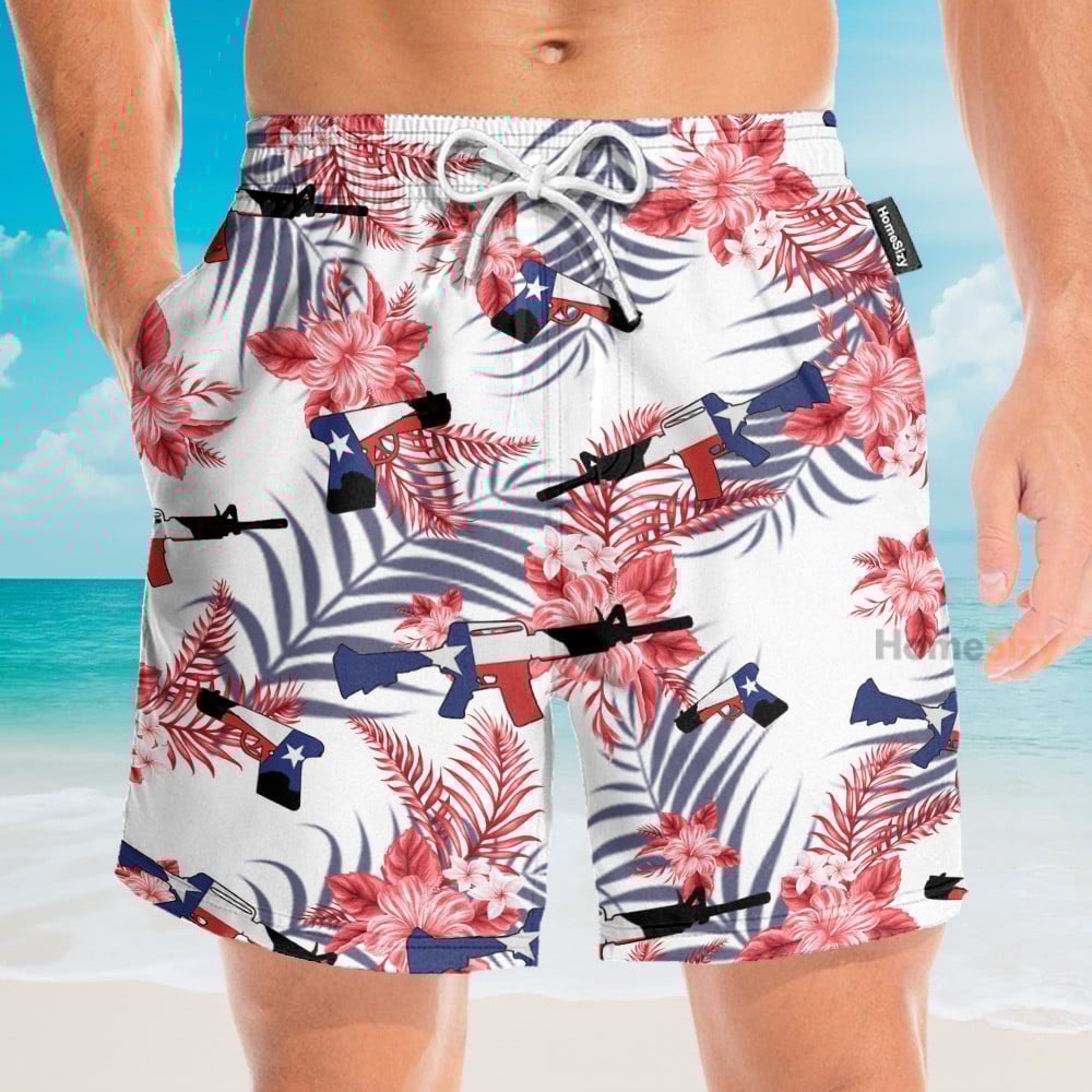 Texas Flag Come And Take It - Hawaiian Shirt & Beach Shorts