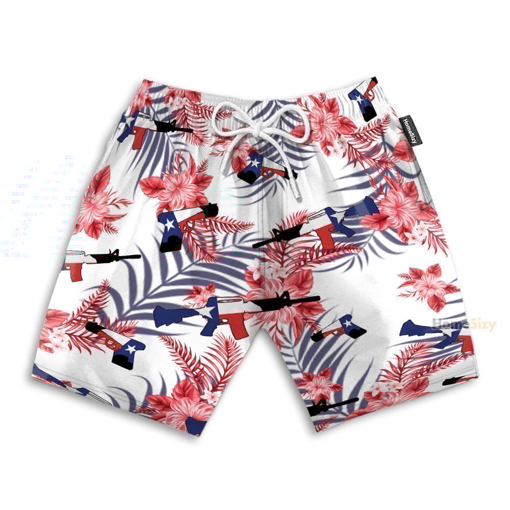Texas Flag Come And Take It - Hawaiian Shirt & Beach Shorts