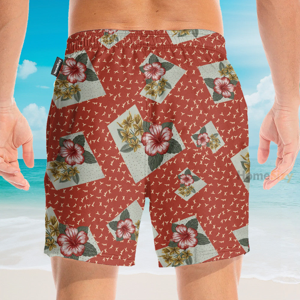 Herbert I McDunnough Nicolas Cage In Raising Arizona Cosplay Costume - Hawaiian Shirt & Beach Shorts