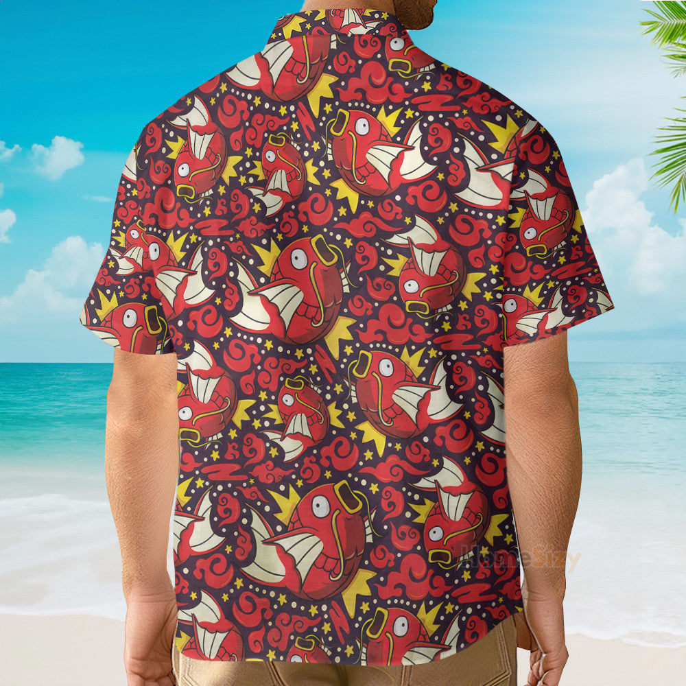 PoMo Seamless Pattern V23 - Hawaiian Shirt
