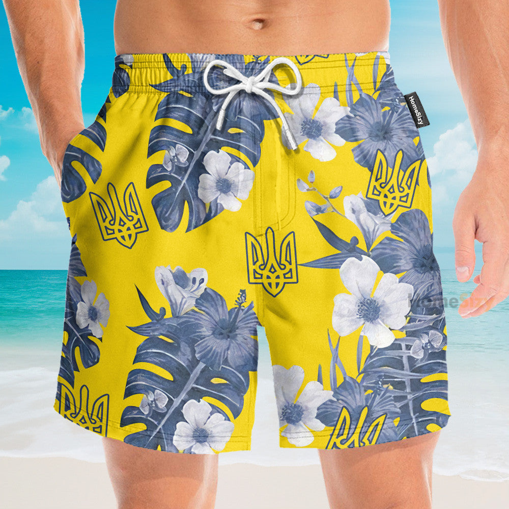 Ukrainian Symbol Support Ukraine Merch - Hawaiian Shirt & Beach Shorts