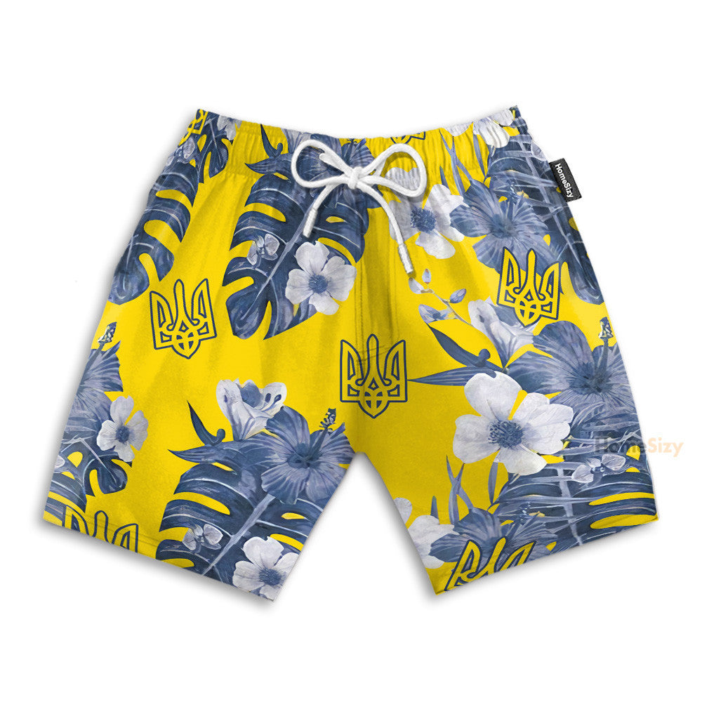Ukrainian Symbol Support Ukraine Merch - Hawaiian Shirt & Beach Shorts