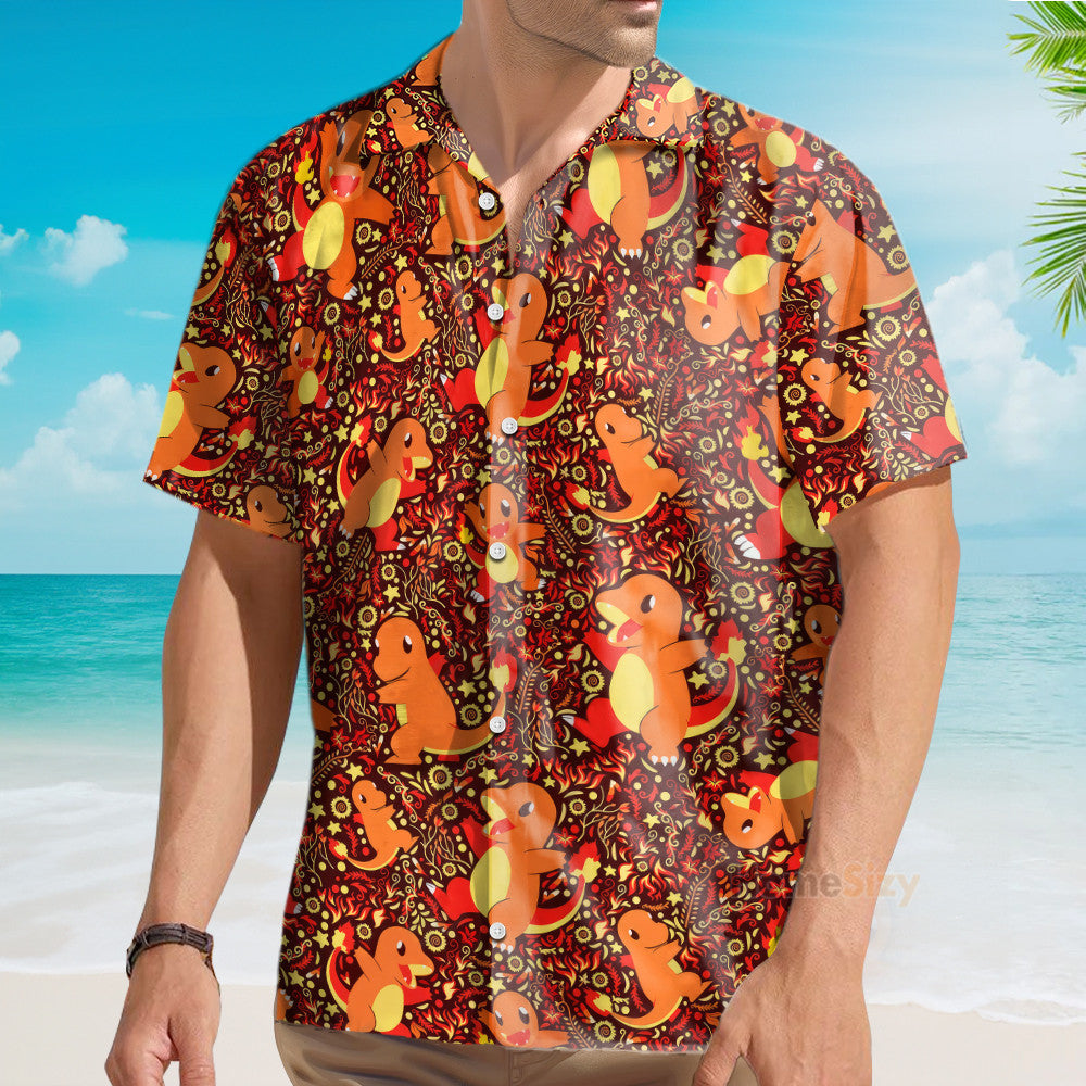 PoMo Seamless Pattern V18 - Hawaiian Shirt