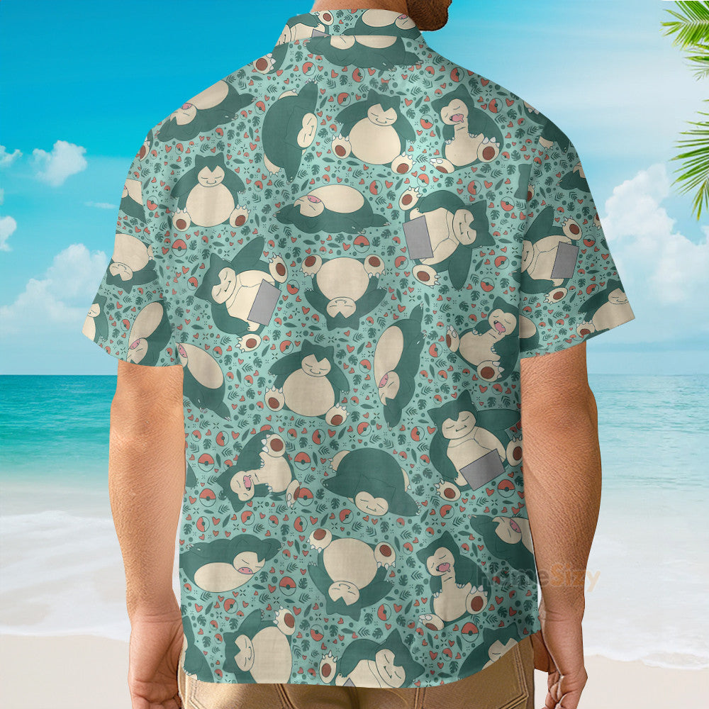 PoMo Seamless Pattern V11 - Hawaiian Shirt