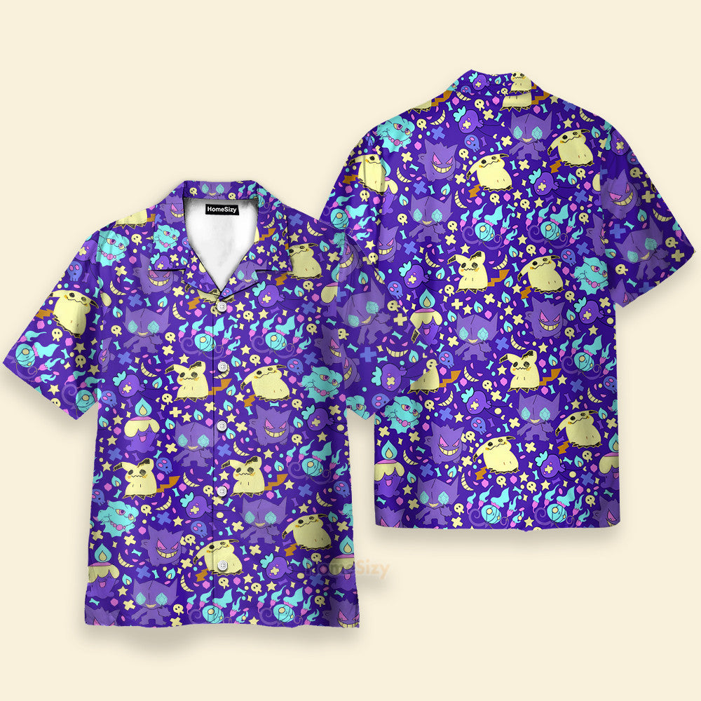 PoMo Seamless Pattern V24 - Hawaiian Shirt