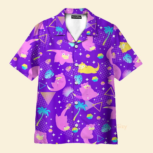 PoMo Seamless Pattern V13 - Hawaiian Shirt