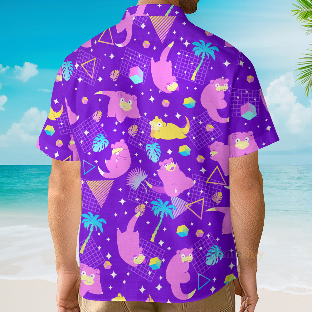 PoMo Seamless Pattern V13 - Hawaiian Shirt