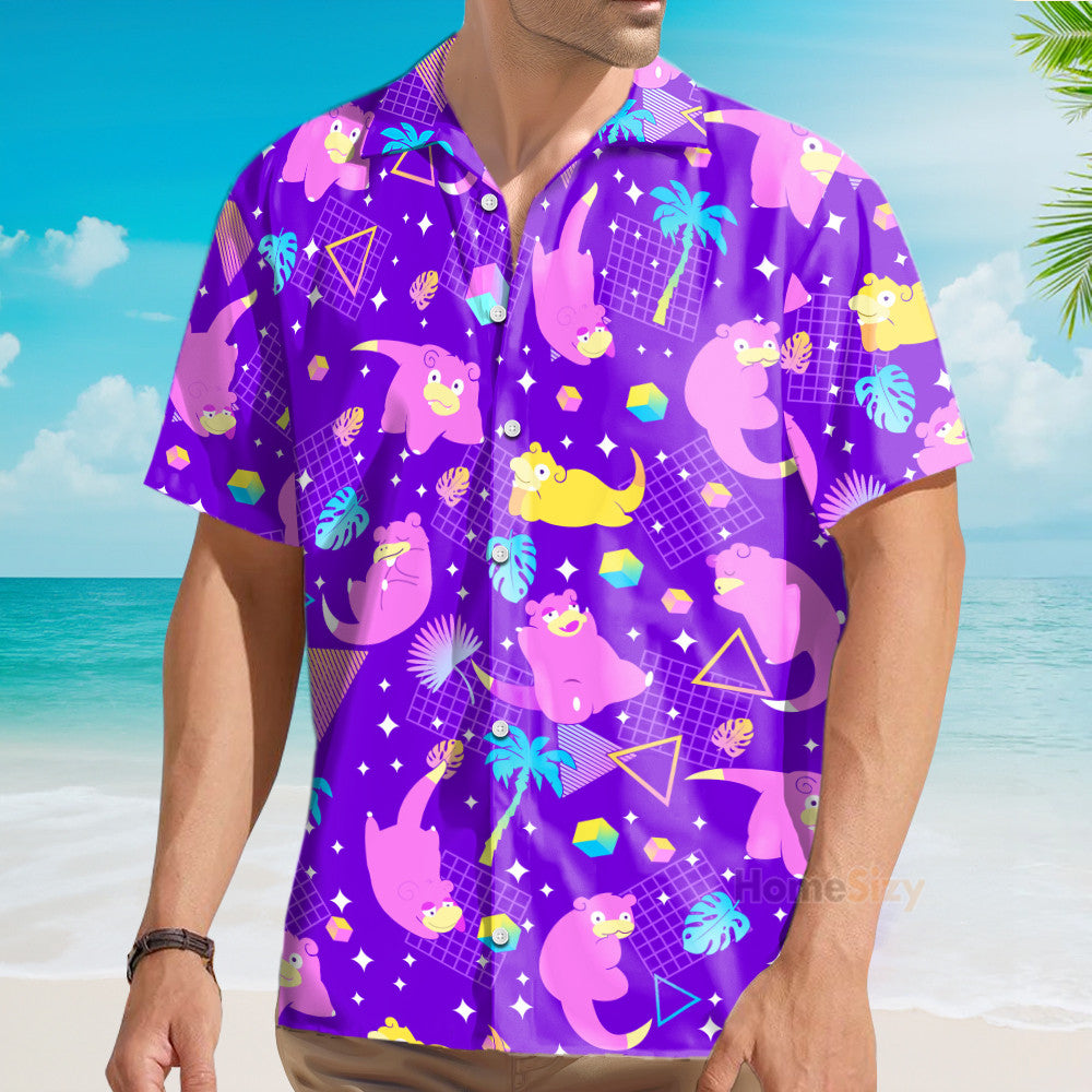 PoMo Seamless Pattern V13 - Hawaiian Shirt