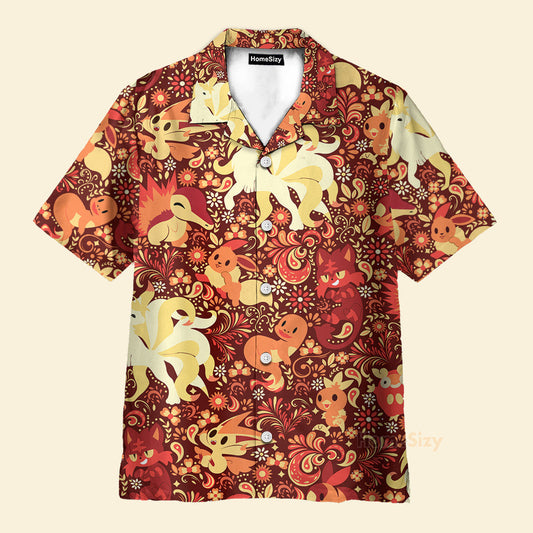 PoMo Seamless Pattern V25 - Hawaiian Shirt
