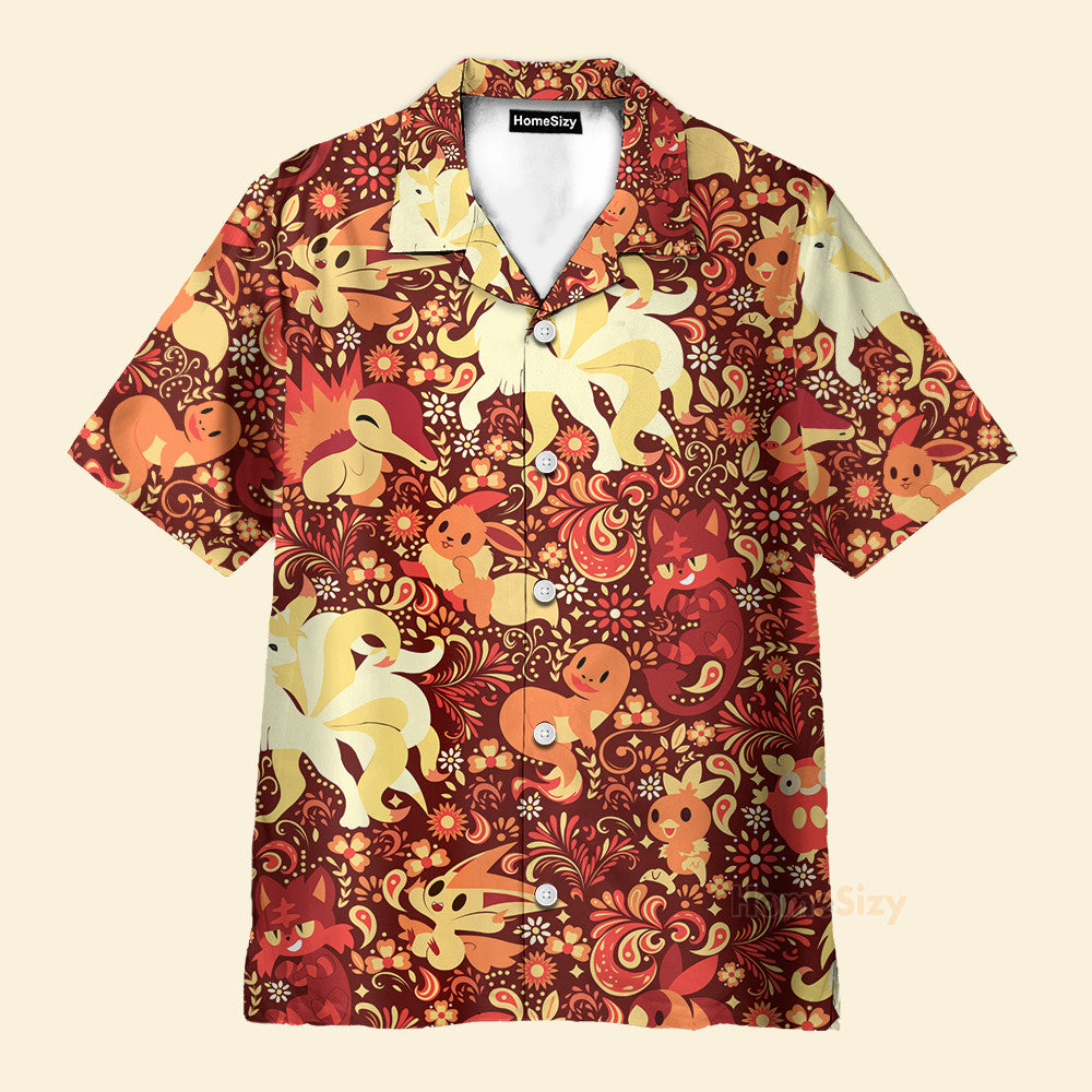 PoMo Seamless Pattern V25 - Hawaiian Shirt