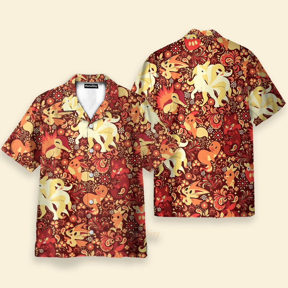 PoMo Seamless Pattern V25 - Hawaiian Shirt