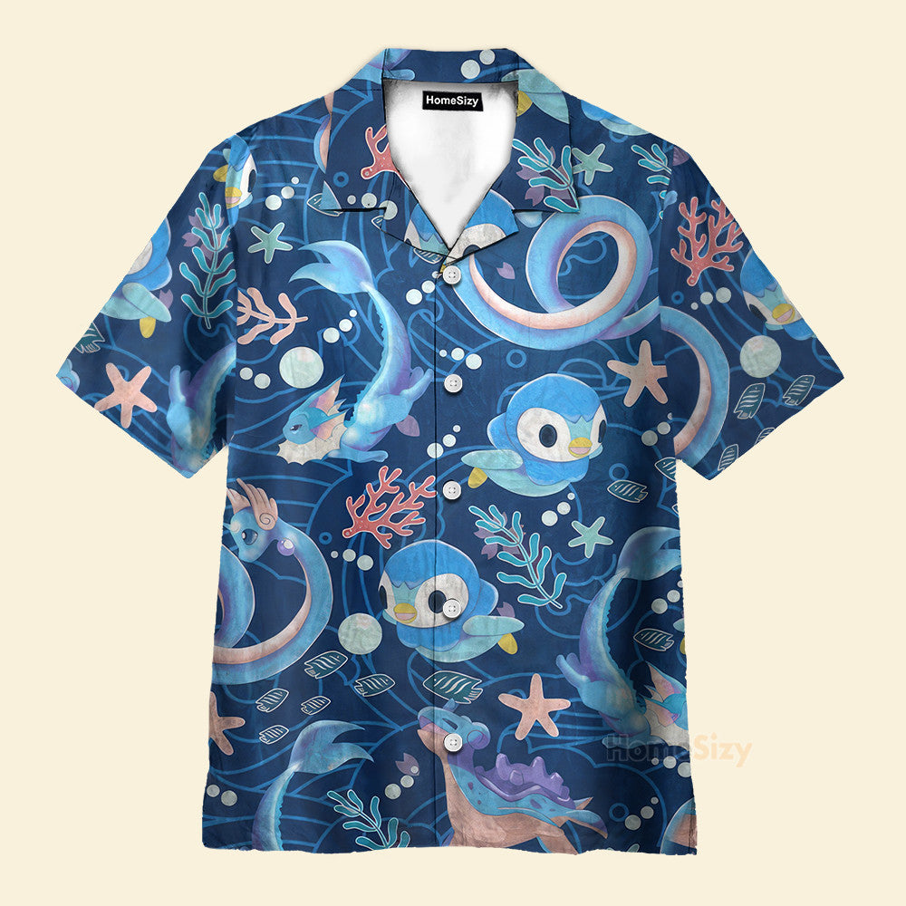 PoMo Seamless Pattern V10 - Hawaiian Shirt