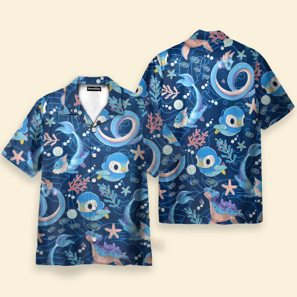PoMo Seamless Pattern V10 - Hawaiian Shirt