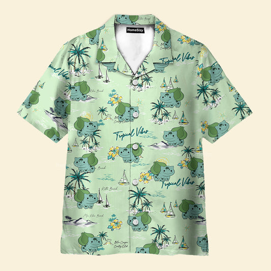 PoMo Seamless Pattern V15 - Hawaiian Shirt