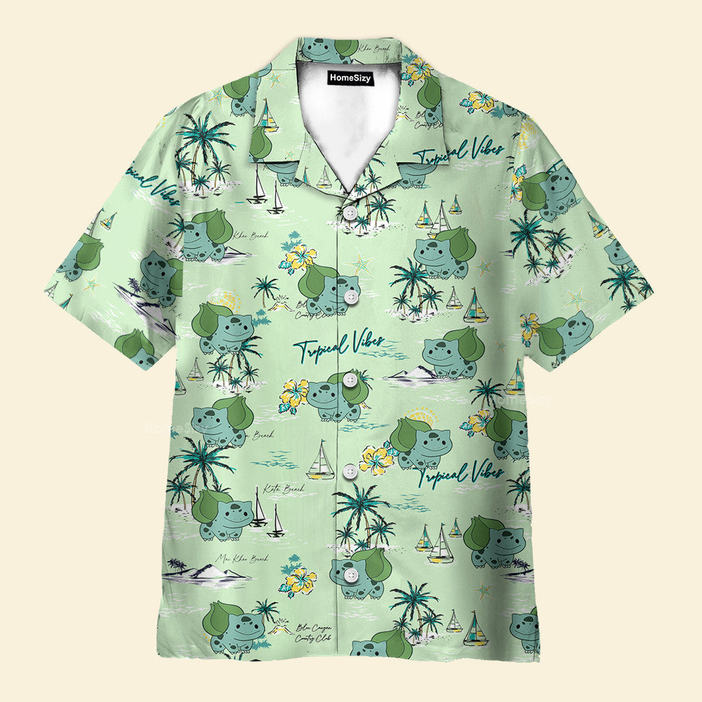PoMo Seamless Pattern V15 - Hawaiian Shirt