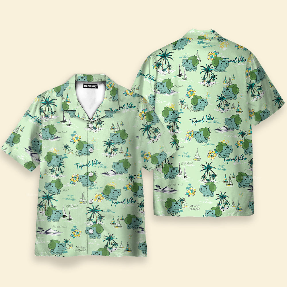 PoMo Seamless Pattern V15 - Hawaiian Shirt