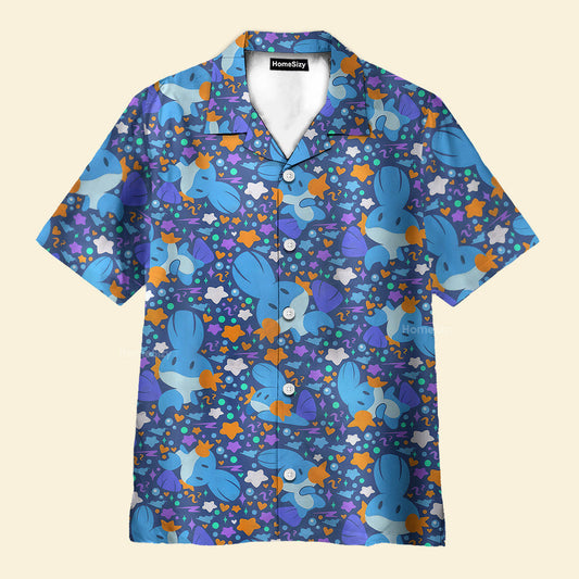 PoMo Seamless Pattern V22 - Hawaiian Shirt