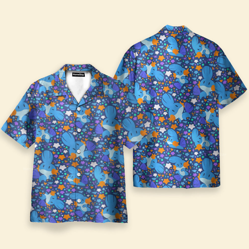 PoMo Seamless Pattern V22 - Hawaiian Shirt