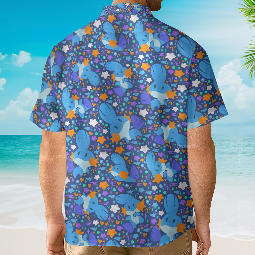 PoMo Seamless Pattern V22 - Hawaiian Shirt
