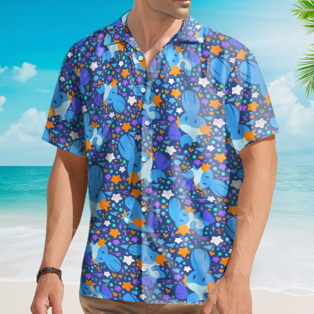 PoMo Seamless Pattern V22 - Hawaiian Shirt