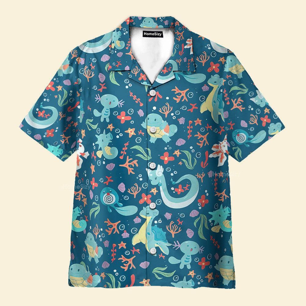 PoMo Seamless Pattern - Hawaiian Shirt