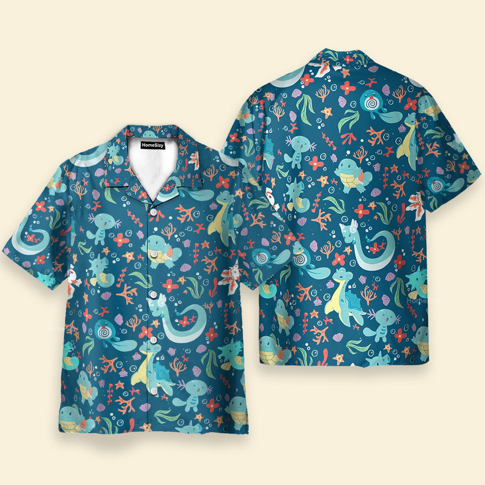PoMo Seamless Pattern - Hawaiian Shirt