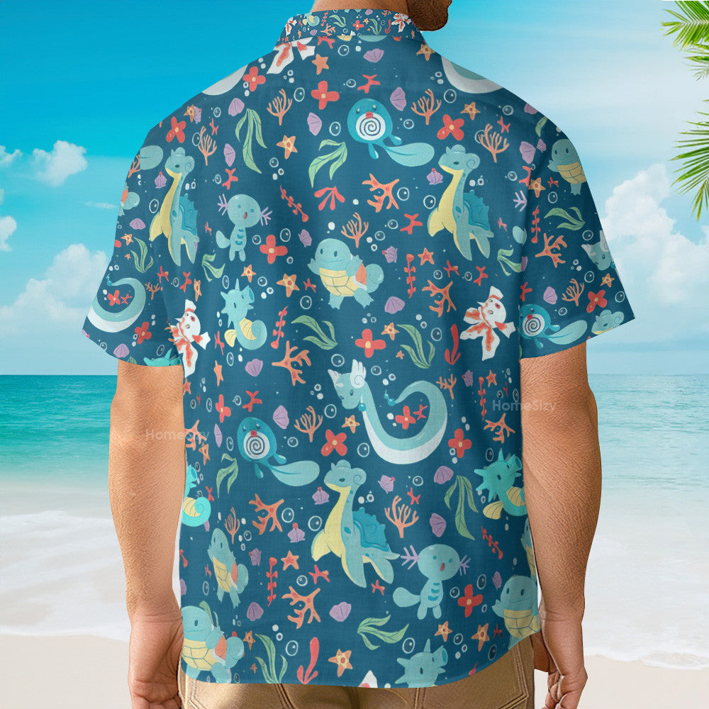 PoMo Seamless Pattern - Hawaiian Shirt