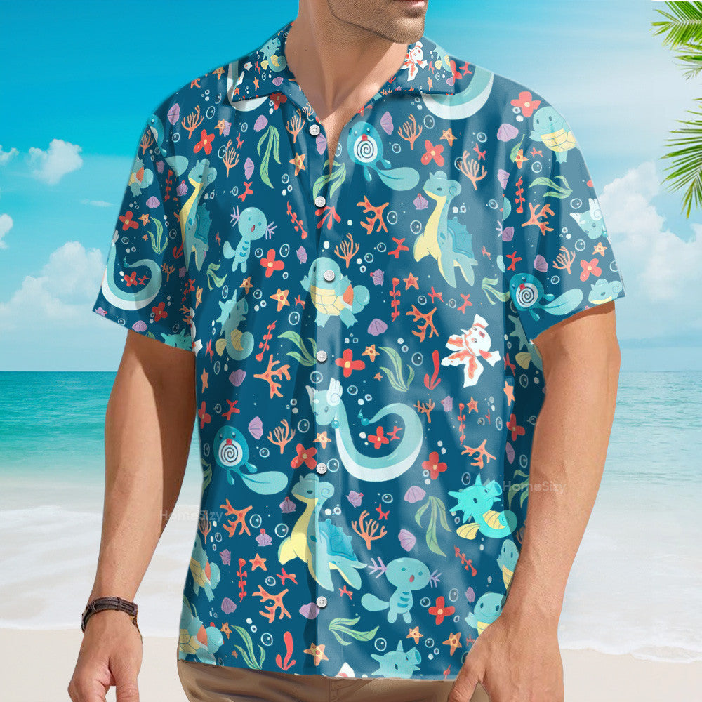 PoMo Seamless Pattern - Hawaiian Shirt