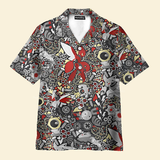 PoMo Seamless Pattern V8 - Hawaiian Shirt