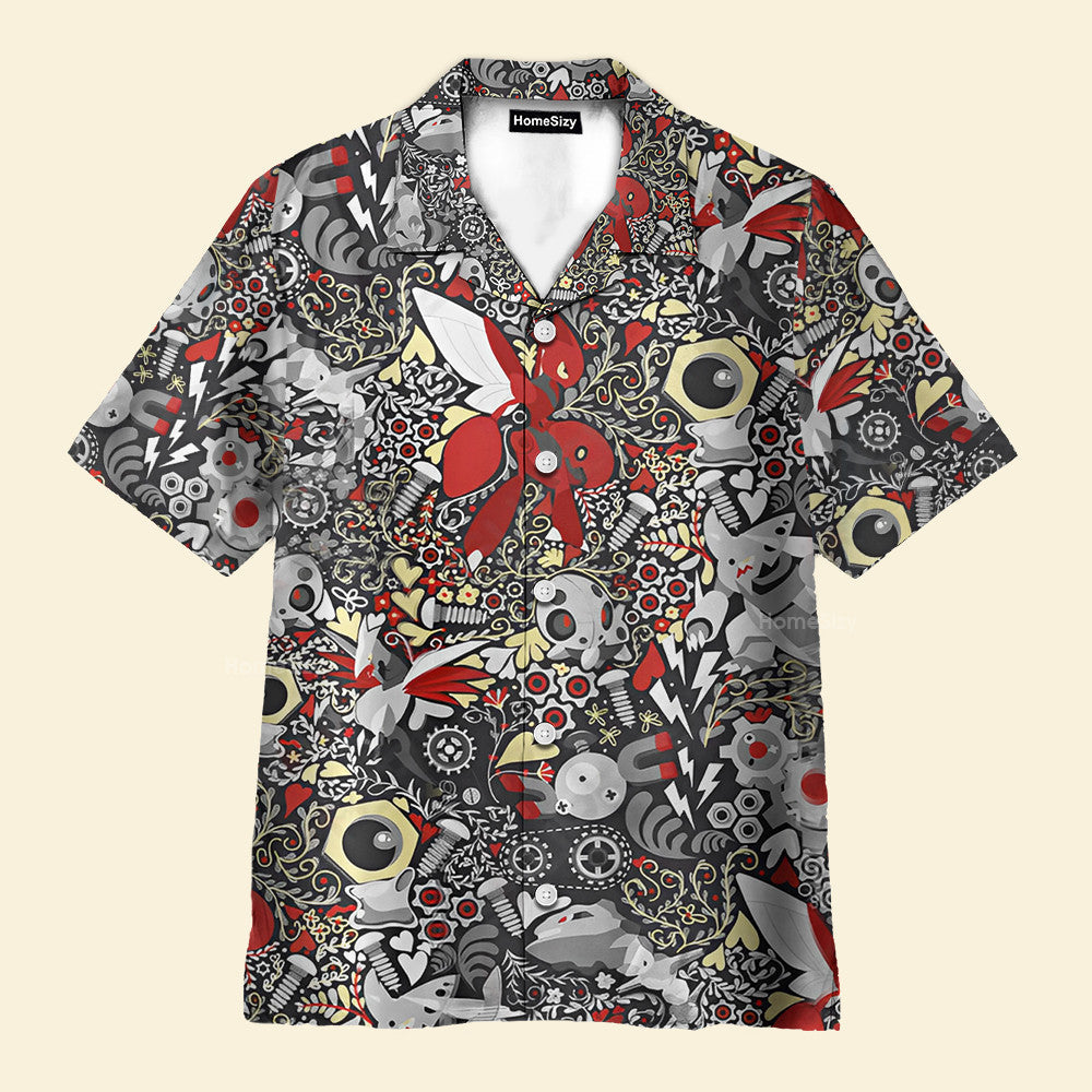 PoMo Seamless Pattern V8 - Hawaiian Shirt