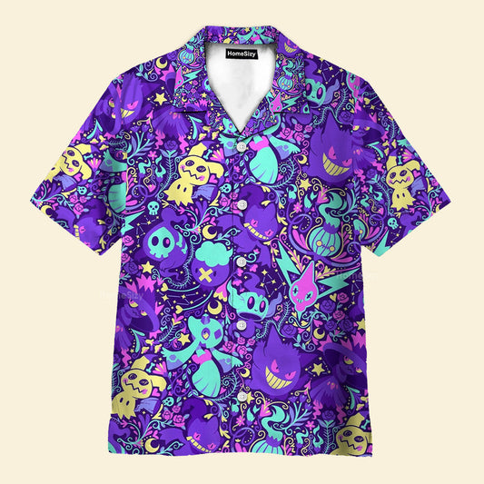 PoMo Seamless Pattern - Hawaiian Shirt QT4111803