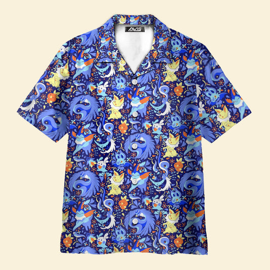 PoMo Seamless Pattern - Hawaiian Shirt QT5011802
