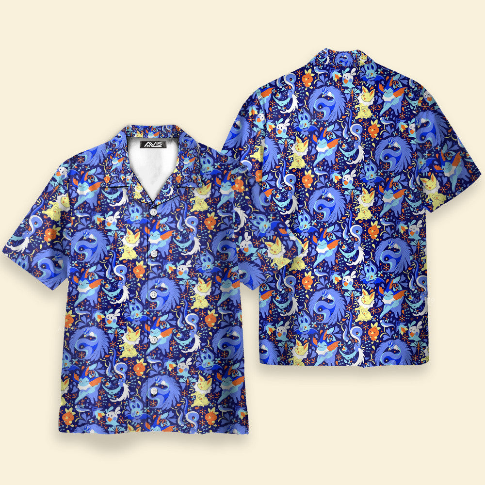 PoMo Seamless Pattern - Hawaiian Shirt QT5011802